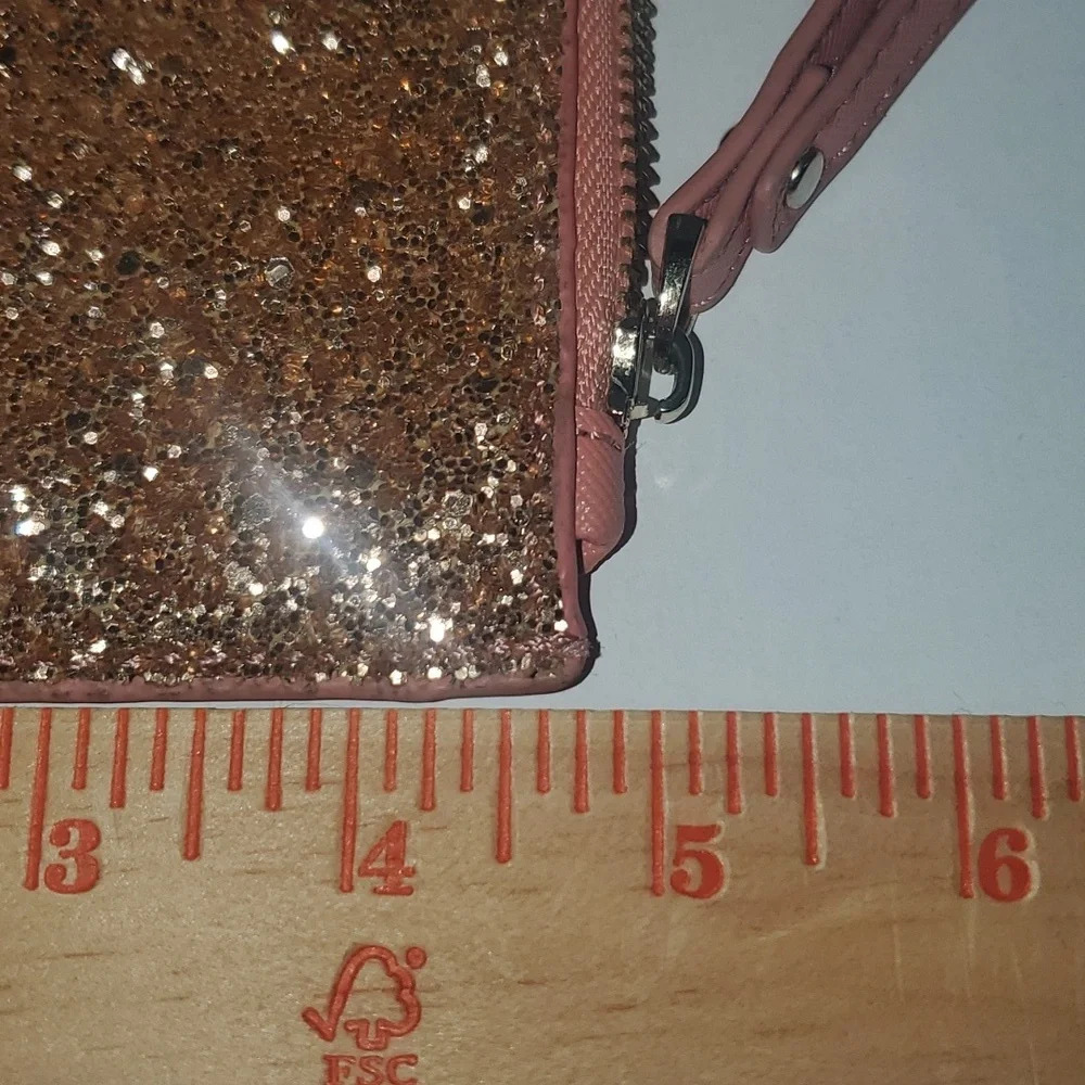 Kate Spade Rose Gold Glitter Clutch - Picture 14 of 14